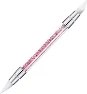 Silicone Brushes Dotting Tool Double Head Brush Art Nail Tool Sculpture Pen Spatula Painting Manicure Pen