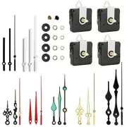 Clock Mechanism Replacement, 4Pack Clock Hands and Motor Kit, Clock 4 Pack