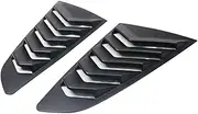 Rear Quarter Side Window Scoop Louvers Sun Shade Cover Wind Vent Air Deflector Decoration Compatible for Ford Mustang 2015-2022