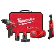 M12 FUEL 12-Volt Lithium-Ion Brushless Cordless 1/2 in. Drill Driver Kit with