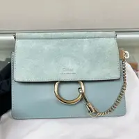 在飛比找PopChill優惠-[二手] Chloe faye mini bag tiffa