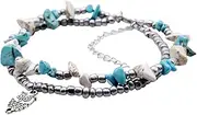[BABESA] Bracelets,Bracelet Jewellery,Anklet String Charm,Alert Bracelet for Women Ankle Bracelets for Women Layered Anklet Star Shell Pearl Ankle Bracelets for Women Gift Beach Jewelry Tree of Life