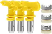 3Pcs Reversible Airless Spray Tips for Paint Sprayer Durable Nozzle Seal for Garden Power Tools Easy Installation Compatible with Major Airless Sprayers