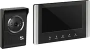 [Kvenland] Wireless Doorbell Ring with Monitor,720P Smart Door Ring Intercom Camera Bell for Home APP Control Kit, Screw Wall Mount, Night Vision,2-Way Audio,Motion Detection,85° Angle