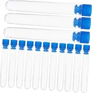 TIDTALEO 50pcs Plastic Test Tubes for Liquor Shot Glasses Bead Storage Plant Propagation