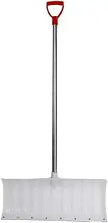 Cleaning Shovel Snow Shovel with Steel Handle and D-Grip for Driveway and Sidewalk Snow Removal Snow Removal(White)