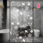 1PCS Frosted Window Film Privacy Glass Sticker Cover Stained Door Home DIY Decor