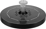 GAROZATION Small Pond Solar Fountain Pump 3w Led Lights Garden Water Pump for Fish Tanks