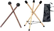 Byttlerom Drum Stand Handpan Stand Soild Wood Snare Stand Soild Wood Snare Stand As Shown Musical Instrument Accessories for 10 to 15 Inch Percussion Instrument
