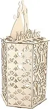 STOBAZA Box Wedding Card Box Tab Honeymoon White Rise for with Party Christening Rustic Valentines Day Thank Elegant Rose Well Bachelor and Greeting Cards Reveal Cash Card Container Wooden