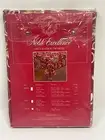 Noble Excellence Tablecloth Christmas Noel Birds Red Gold Bells Oblong 70x90 New