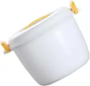 WEKADRIN Microwave Rice Cooker for Home Large Food Container Portable Multi Functional Rice Maker Pasta and Vegetables Microwave Easy to Use and Store