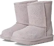 [UGG] Unisex Kid's Classic Ii Shimmer Sky Fashion Boot, Pale Smoke Rainbow Metallic, 5 UK Child