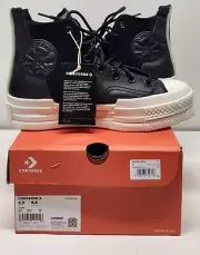 Converse Chuck 70 Plus Hi A05260C Black/Egret/Black Men's 6.5 Women's 8.5