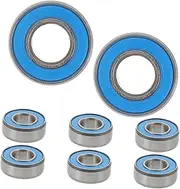 BESTonZON Metal Rc Car Bearings 8pcs Set for R32 Mr115-2rs Cherry Blossom Remote Control Car Upgrade Kit