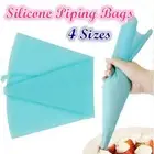 Bake Tool Reusable Icing Piping Cake Silicone Pastry Bag Cream