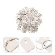 100 Pcs Picture Hanging Strip Hangers Ring Wall Painting Hooks