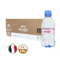 在飛比找momo購物網優惠-【Evian 依雲】天然礦泉水330mlx24入/箱