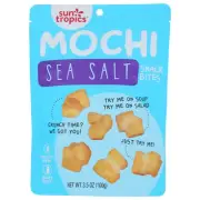 Snack Bites Mochi Sea Salt 3.5 Oz(Case Of 12) By Sun Tropics