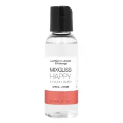 MIXGLISS Happy 2 in 1 Silicone Based Lubricant & Massage - Litchi 50ml / 1.7oz