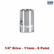 Kincrome K2809 - Socket 1/4" Drive 11mm Mirror Polish