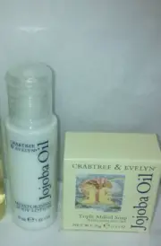 crabtree evelyn jojoba miniature set new