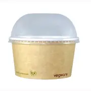 World Centric PLA Soup Container Kraft, 8 oz. | 1000/Case