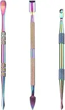 uxcell 3 Pcs Wax Carving Tools Stainless Steel Wax Carving Sculpting Tools for Modeling Shaping, Rainbow