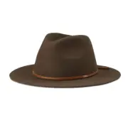 Brixton Hat Packable Wesley Fedora Brown