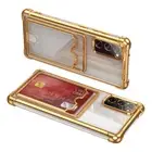 Shockproof Electroplated Card Holder Case For Samsung A16/A26/A36 5G/A56 5G/A06