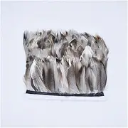 YUMAO Natural Pheasant Feather Trim Fringe Trim Ribbon Goose Turkey Pheasant Feathers for Crafts Plumas Carnaval Decoration Decor Top 0216 (Color : Width 10cm, Size : 1 Meters)