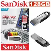 USB 3.0 128GB SanDisk Ultra Flair CZ73 Flash Drive Mac PC Memory Stick 150MB/s