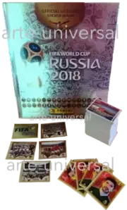 HARDCOVER PLATINUM ALBUM PANINI 682 + 9CC +5 update stickers RUSSIA 2018 MEXICO
