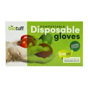 Organic BioTuff Compostable Disposable Gloves Medium 200 - Fresh, Healthy Organic Delivery | Doorstep Organics