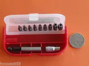 TAMPER PROOF 5 POINT ( TORX ) INSERT BIT SET 11pc CrV STEEL TOLEDO