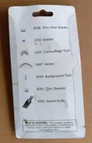 Basic Leather Working Tooling Set With Knife 7 Piece Hobby Lobby # 661587
