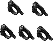 5pcs Bike Seat Clamp Lightweight Seatpost Collar for Folding Bikes Quick Release Design for Easy Installation and Secure Locking Compatible with Seat Tubes