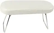 Perfk Nail Art Hand Pillow Nail Table Station Non Slip Non Slip Foldable Manicure Tool for Manicurist Nails Techs Woman Nail Salon, White