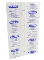Medi-Ice Pak Mini Ice Cells - 32 per sheet