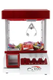 Electronic Arcade Claw Machine - Toy Grabber Machine with Flashing LED Lights...