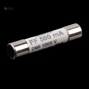 【超級配件】1個全新FF 0.5a 500mA 1000V DMI f15b f17b f18b 6.3x32mm萬用表