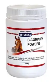 Vetsense Vitamin B Complex 500gm & 3kg Horse Oral Supplement Equine Stress Farm