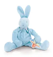 Bunnies By the Bay Silly Buddy Bunny 25cm Super Soft Plush Dummy Holder in Blue