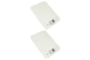 2x Acurite Large Slim Line Glass Digital Kitchen Food Measure Scale 1g/8kg White