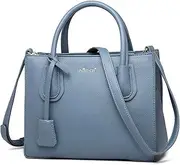 [NICOLE & DORIS] Fashion Top Handle Bag Women Handbag Elegant Shoulder Bag Ladies School Satchel Briefcase PU Leather Crossbody Bags for Work Shopping