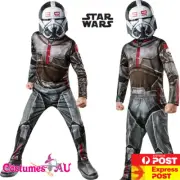 Boys Star Wars Bad Batch Wrecker Costume Child Kids Superhero Cosplay Jumpsuit