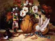 Southwest Accent & Decor Tile Maxine Johnston Art RW-MJA001AT
