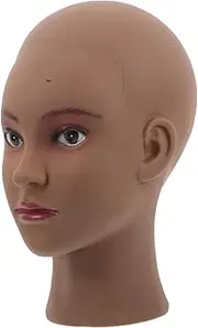 DEARMAMY Simulation Human Head Model Mannequin Head for Helmet Mannequin Head for Wig Making Mannequin Head for Glasses Display Mannequin Head for Glasses Stand Hat Display Stand