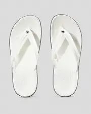 [Crocs] Crocs Women's Crocband Flip Flip Flops Slippers in White Size M12 M12 White