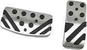 Pexorin Car Accelerator Brake Pedals Cover, for Mitsubishi, ASX 2011-2022 Accessories Non-Slip Pedal Overlay(Black at 2pcs)